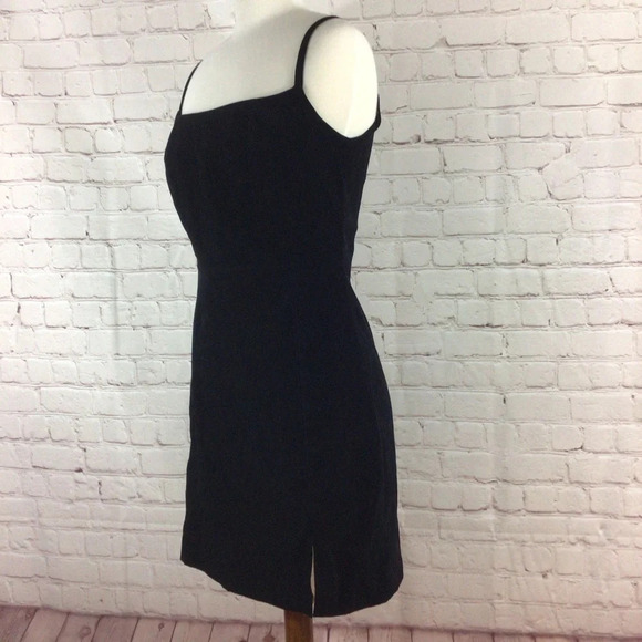 Express Black Spaghetti Strap Fully Lined Dress - Size 3/4 - Picture 3 of 8
